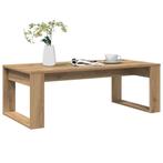 vidaXL Salontafel 102x50x35 cm bewerkt hout artisanaal, Huis en Inrichting, Tafels | Salontafels, 100 tot 150 cm, Verzenden, Nieuw
