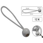 Benson Elastiek met bal - 170 mm - wit - 12 stuks - veelz..., Caravans en Kamperen, Ophalen of Verzenden, Nieuw