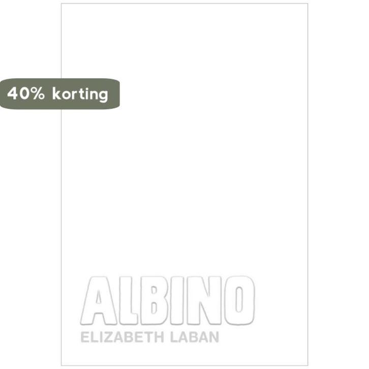 Albino 9789026611346 Elizabeth LaBan, Boeken, Kinderboeken | Jeugd | 13 jaar en ouder, Zo goed als nieuw, Verzenden