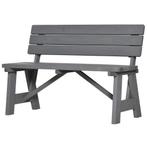 TRUUSK 2-zits Tuinbank Hout, Weerbestendige Zitbank, UV-best, Tuin en Terras, Tuinbanken, Verzenden, Nieuw