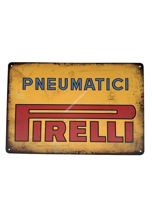 Metalen Wandbord - Pneumatici Pirelli, Huis en Inrichting, Woonaccessoires | Wanddecoraties, Ophalen of Verzenden