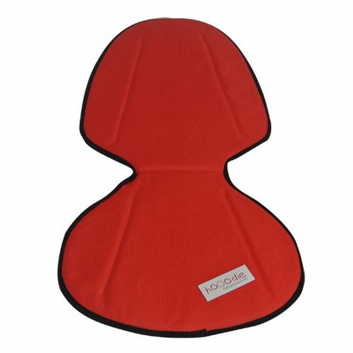 Hooodie Kussentje/Inlay Maxi Bright Red Solid met zwarte bie, Fietsen en Brommers, Fietsaccessoires | Fietsstoeltjes, Nieuw, Verzenden