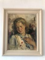 Zacharias Simons (1910-1982) - Portret van Jonge dame, Antiek en Kunst, Kunst | Schilderijen | Klassiek