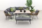 Garden Impressions Margriet lounge dining set met stoel -, Verzenden, Nieuw, Wicker, Loungeset