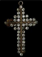 Zilver, Mysterieuze esoterische en kostbare pectorale kruis, Antiek en Kunst