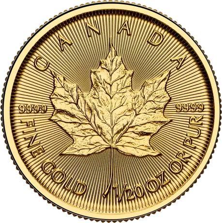 Gouden Maple Leaf  1/20 oz 2025, Postzegels en Munten, Munten | Amerika, Noord-Amerika, Losse munt, Goud, Verzenden