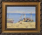 Italiaanse school (XX) - Marina con pescatori, Antiek en Kunst, Kunst | Schilderijen | Klassiek