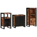 vidaXL Badkamermeubelset met plank 3 pcs Multikleur 55 x 35, Huis en Inrichting, Verzenden, Nieuw