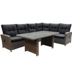San Marino hoek dining loungeset rechts verstelbaar 3-delig, Tuin en Terras, Ophalen of Verzenden, Nieuw, Wicker