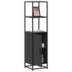 vidaXL buffetkast 35,5x35x139 cm bewerkt hout en metaal, Huis en Inrichting, Kasten | Buffetkasten, Verzenden, Nieuw, Overige houtsoorten