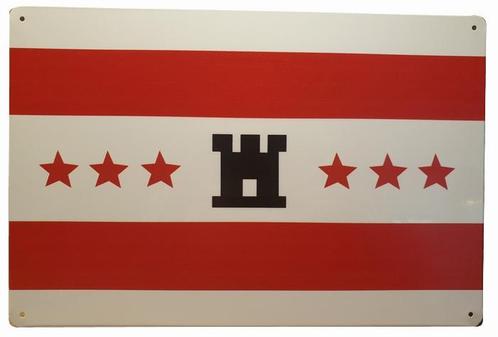 Drentse vlag reclamebord, Verzamelen, Merken en Reclamevoorwerpen, Nieuw, Ophalen of Verzenden