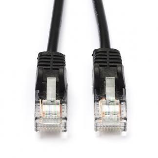Netwerkkabel | Cat5e U/UTP | 25 meter (Zwart), Computers en Software, Pc- en Netwerkkabels, Nieuw, Verzenden