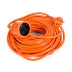 Benson Verlengsnoer - 20 meter - Oranje - 2 x 1.0 mm² - G.., Doe-het-zelf en Verbouw, Elektra en Kabels, Ophalen of Verzenden