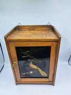 Humidor - Kast - Hangkastje - Hout, Glas - Sigaren Kastje -