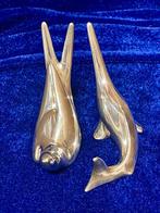 Beeldje - Dolphin & Swallow - Hallmarked (2) - .925 zilver