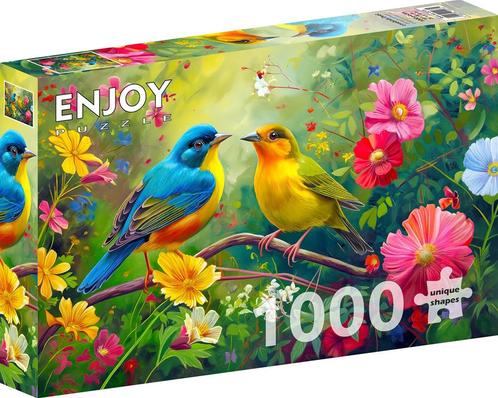 Lovebirds Duet Puzzel (1000 stukjes) | Enjoy Puzzle -, Hobby en Vrije tijd, Denksport en Puzzels, Nieuw, Verzenden