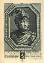 Portrait of John I, Duke of Brabant and Lothier, Antiek en Kunst, Kunst | Etsen en Gravures