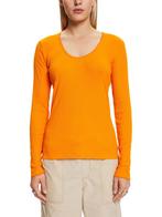 SALE -36% | ESPRIT Longsleeve oranje | OP=OP, Kleding | Dames, T-shirts, Nieuw, Verzenden