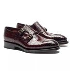 Santoni UK9,5 Alligator Doublemonk Goodyear - Veterschoenen, Kleding | Heren, Schoenen, Nieuw