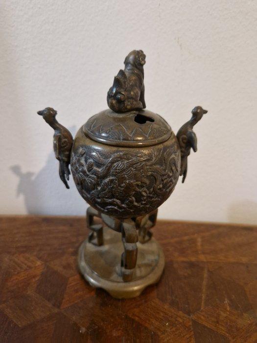 Pot - Brons - Brule parfum, Antiek en Kunst, Antiek | Overige Antiek