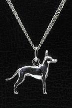 Zilveren Black and tan toy terrier ketting hanger - groot, Verzenden, Nieuw