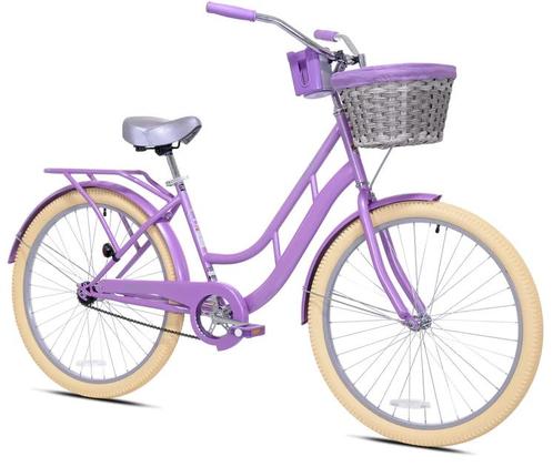 Meisjesfiets 26 Inch Paarse Cruiser Met Mandje rijklaar Fietsen Meisjes Marktplaats