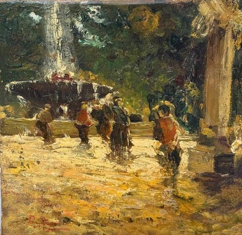 Raffaele Ragione (1851-1925), Toegeschreven aan - A Parigi, Antiek en Kunst, Kunst | Schilderijen | Klassiek