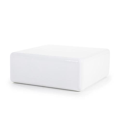 *WOONWINKEL* By-Boo Iro Wit Blok Salontafel Magnesium 90x90, Huis en Inrichting, Tafels | Salontafels, Nieuw, Verzenden
