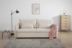 Design slaapbank APARTMENT 215cm beige corduroy 3-zits bank, Huis en Inrichting, Ophalen of Verzenden, Nieuw