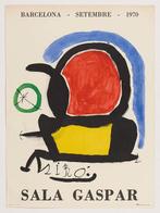 Joan Miró (after) - Sala Gaspar - Original lithographic, Antiek en Kunst