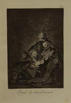 Francisco de Goya (1746-1828), (after) - Qual la descañonan!, Antiek en Kunst