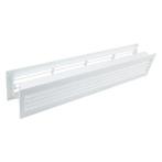 Badkamerrooster | Starx | 45.5 x 9 cm (2-delig, Wit), Verzenden, Nieuw