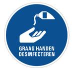 Graag handen desinfecteren, Verzenden, Nieuw