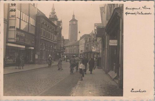 ENSCHEDE - Kruispunt Hema/Kalanderstr., Verzamelen, Ansichtkaarten | Nederland, Verzenden