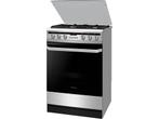 Inventum VFG6034WGRVS - Vrijstaand gasfornuis - 4 kookzones, Verzenden, Zo goed als nieuw
