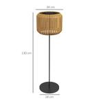 TRUUSK Rotan Buitenlamp Op Zonne-energie - Automatische Insc, Tuin en Terras, Verzenden, Nieuw