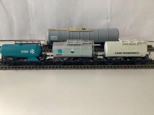 Roco, Sachsenmodelle H0 - Modeltrein goederenwagonset (4), Hobby en Vrije tijd, Modeltreinen | H0