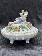 Volkstedt Germany – Rokoko-Porzellan-Potpourri mit Engel und, Antiek en Kunst