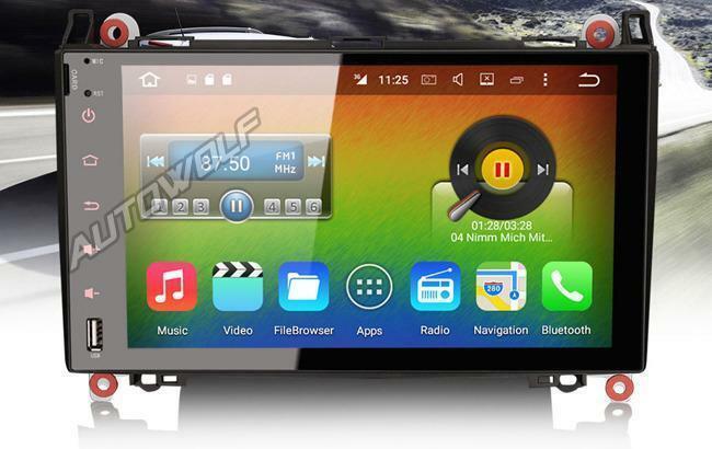 Mercedes Android autoradio navigatie gps radio vito sprinter, Auto diversen, Autonavigatie, Nieuw, Verzenden