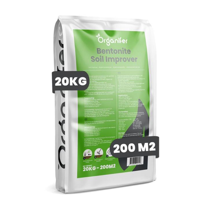 Bentoniet Klei - Zandgrond Bodemverbeteraar (20 kg - voor, Tuin en Terras, Aarde en Mest, Mest, Verzenden