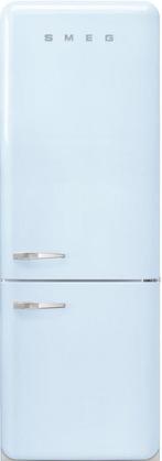 Smeg FAB38RPB5 koelkast pastel blauw - rechtsdraaiend, 200 liter of meer, Verzenden, 60 cm of meer, Met aparte vriezer