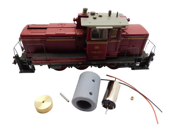 micromotor HR010F motor ombouwset voor Roco V60, BR 260, BR, Hobby en Vrije tijd, Modeltreinen | H0, Gelijkstroom, Overige typen