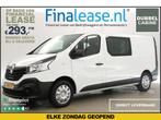 Renault Trafic 1.6 dCi T29 L2H1 DC 6 Pers PDC Trekh €293pm, Renault, Wit, Nieuw, Lease