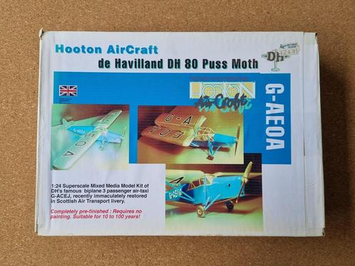 Hooton Aircraft de Havilland DH80 Puss Moth 1:25 mixed media, Hobby en Vrije tijd, Modelbouw | Vliegtuigen en Helikopters, Verzenden