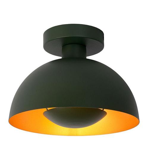 Groene moderne plafonniere, Siemon, metaal, Huis en Inrichting, Lampen | Plafondlampen, Nieuw, Metaal, Ophalen of Verzenden