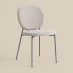 *WOONWINKEL* Moderne Stoelen Stapelbaar Beige, Huis en Inrichting, Stoelen, Verzenden, Nieuw
