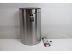 Brabantia Touch Bin - Prullenbak - 40 liter - Matt Steel, Verzenden, Zo goed als nieuw