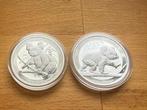 Australië. 1 Dollar 2016 + 2018 Koala (Zonder minimumprijs)
