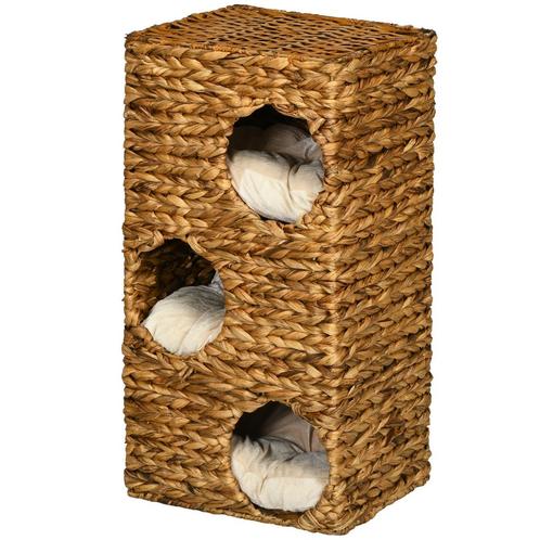 TRUUSK Krabton 76 Cm Hoog Met 3 Grotten, Wasbaar Kussen, Kra, Dieren en Toebehoren, Katten-accessoires, Nieuw, Verzenden