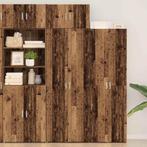 vidaXL Opbergkast 70x42,5x225 cm bewerkt hout oud, Minder dan 50 cm, Nieuw, Overige houtsoorten, Verzenden